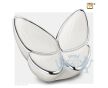 Wings of Hope Adult Urn Pearl White and Pol Silver foto 1