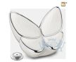 Wings of Hope Adult Urn Pearl White and Pol Silver foto 1