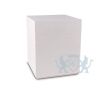 Witte houten urn vierkant foto 1