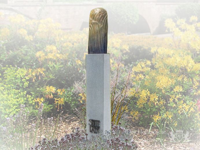 Urnenmonument in brons foto 1