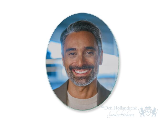 Vetro foto ovaal foto 1