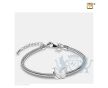 Wings of Hope Ashes Bead Pearl White and Pol Silver foto 1