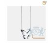 Wings of Hope Ashes Pendant Pearl Blue and Pol Silver foto 1