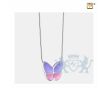 Wings of Hope Ashes Pendant Pearl Lavender and Pol Silver foto 1