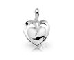 Zilveren ashanger hart foto 1