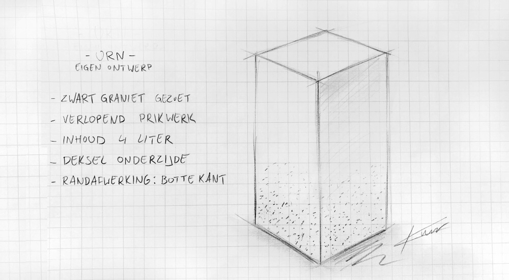 eigen urn ontwerpen gratis lay-out voorstel