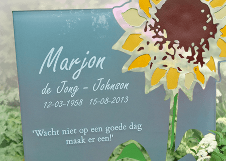 teksten grafsteen notering van de naam