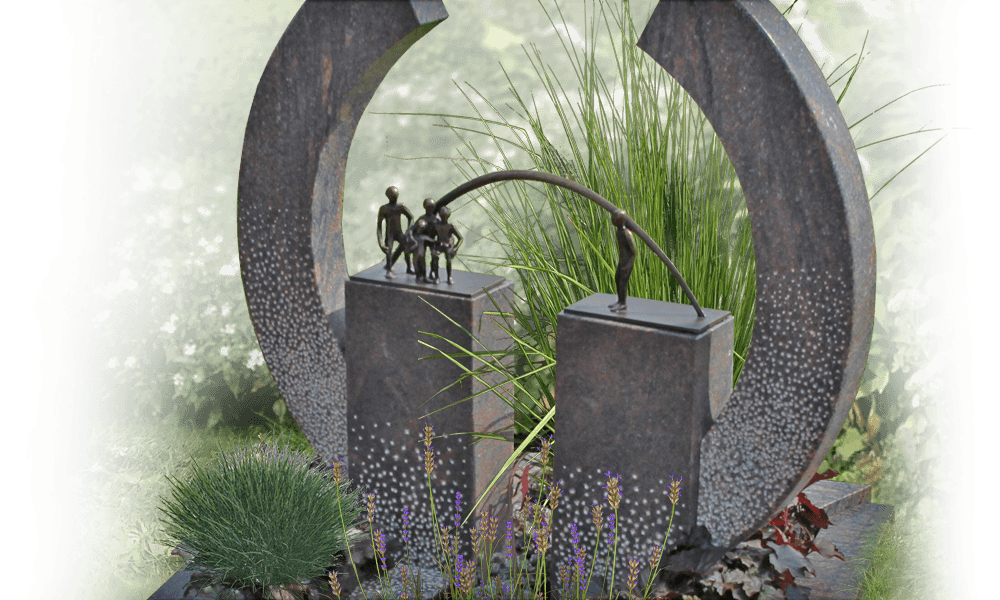 grafdecoraties brons showtuin