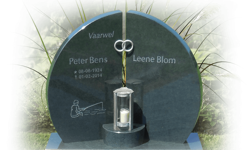 bronzen zuilen bloem