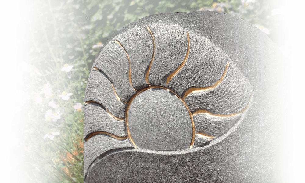 grafsteen decoraties natuursteen zuil