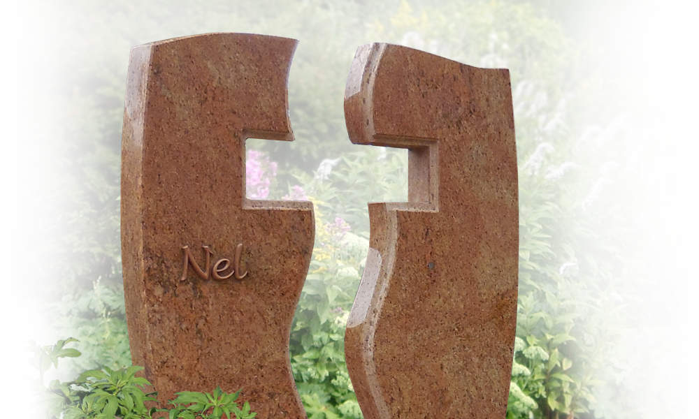 grafsteen decoraties kruis van natuursteen