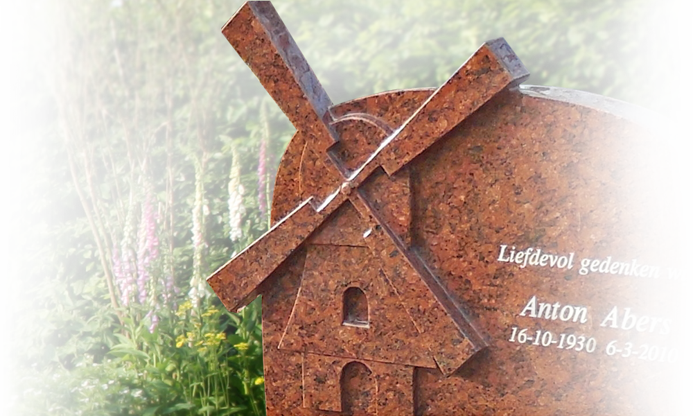 grafsteen decoraties molen