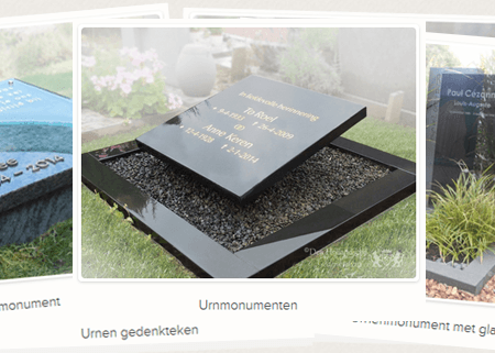 urnenmonumenten orienteren op onze website